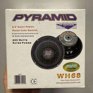 Pyramid‎ WH68 x 6.5" High Power Paper Cone Woofer – 200W New
